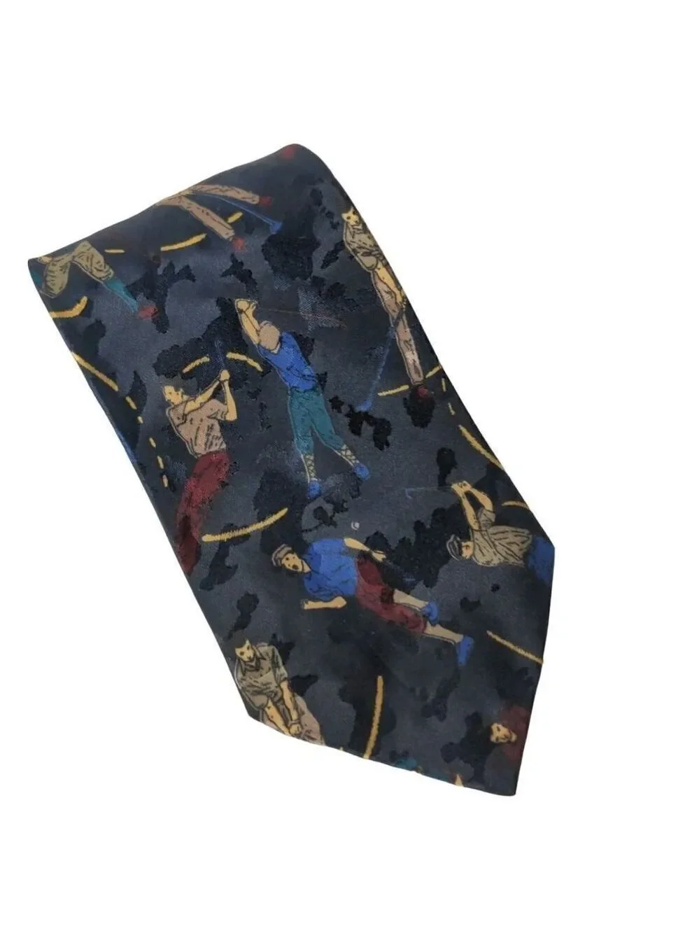 Resisto Golf Polyester Necktie All Over Print